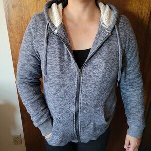 Heather Roxy zip up hoodie